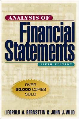 Book cover for Analysis of Financial Statements