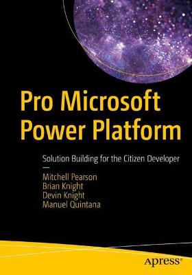 Book cover for Pro Microsoft Power Platform