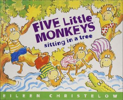 Book cover for Five Little Monkeys Sitting in a Tree