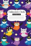 Book cover for Halloween Owls Notebook
