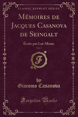 Book cover for Mémoires de Jacques Casanova de Seingalt, Vol. 3