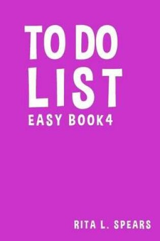 Cover of To Do List Easy Book4