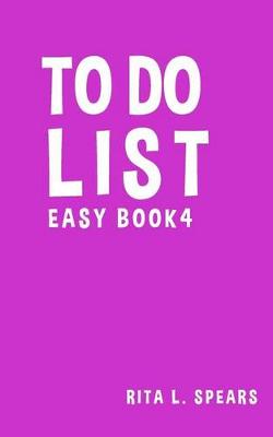 Book cover for To Do List Easy Book4