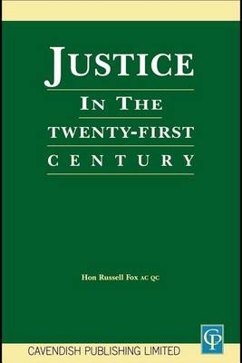 Book cover for Justice in the 21st Century