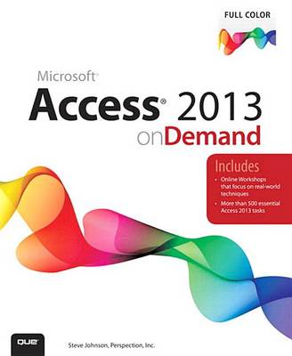 Book cover for Access 2013 on Demand