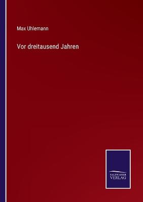 Book cover for Vor dreitausend Jahren