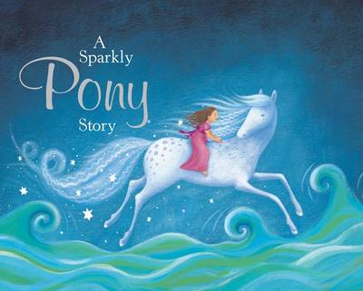 Book cover for A sparkly pony story