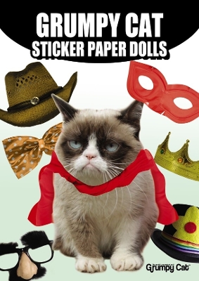 Book cover for Grumpy Cat Sticker Paper Dolls