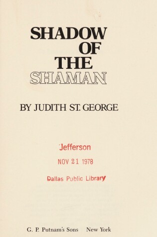 Cover of The Shadow of the Shaman