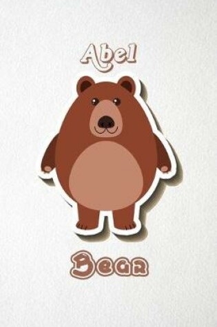Cover of Abel Bear A5 Lined Notebook 110 Pages