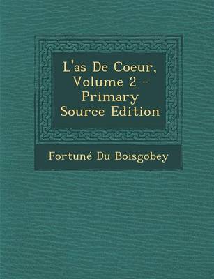 Book cover for L'As de Coeur, Volume 2