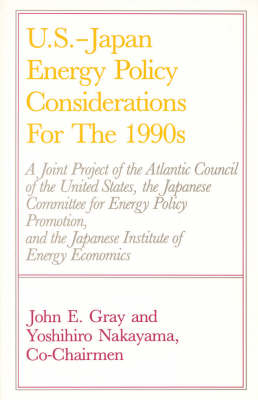 Book cover for U.S.-Japan Energy Policy Considerations for the 1990s