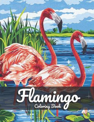 Book cover for Flamingo Coloring Book