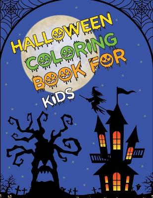 Book cover for Halloween Coloring Book For kids