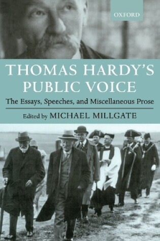 Cover of Thomas Hardy's Public Voice