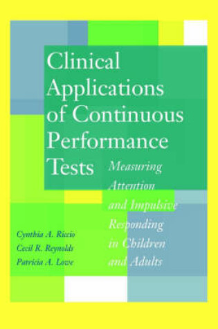 Cover of Clinical Applications of Continuous Performance Tests