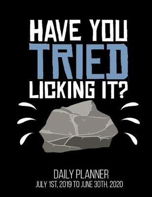 Book cover for Have You Tried Licking It? Daily Planner July 1st, 2019 To June 30th, 2020