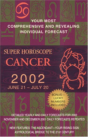 Book cover for Super Horoscopes 2002: Cancer