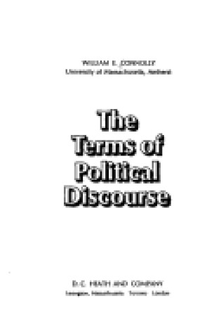 Cover of Terms of Political Discourse