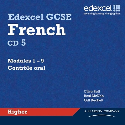 Cover of Edexcel GCSE French Higher Audio CDs