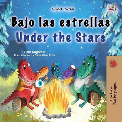 Cover of Under the Stars (Spanish English Bilingual Kids Book)
