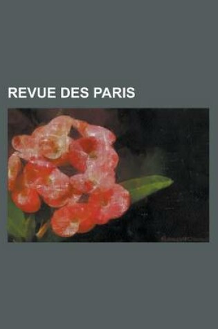 Cover of Revue Des Paris