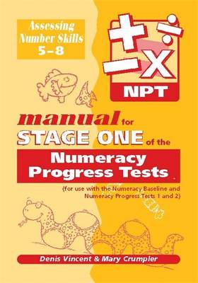 Book cover for Numeracy Progress Tests, Stage One Manual