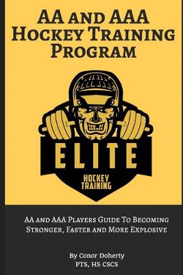 Book cover for AA and AAA Hockey Training
