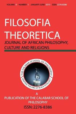 Cover of Filosofia Theoretica Vol 4 No 1