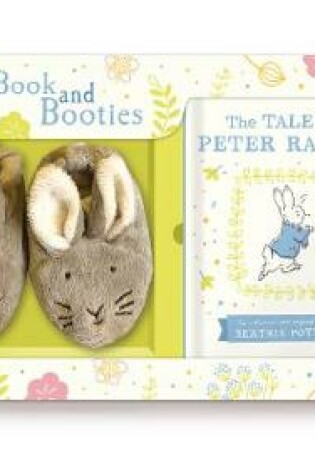 Cover of Tale of Peter Rabbit Book and First Booties Gift Set