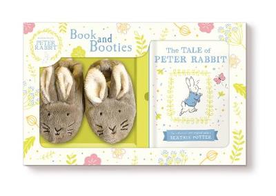 Book cover for Tale of Peter Rabbit Book and First Booties Gift Set