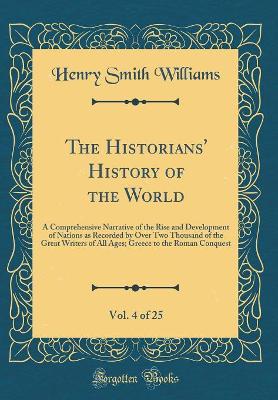 Book cover for The Historians' History of the World, Vol. 4 of 25