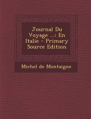 Book cover for Journal Du Voyage ...