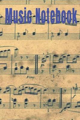 Book cover for Music Notebook