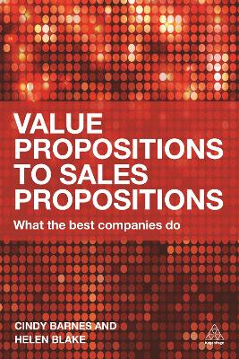 Book cover for Value Propositions to Sales Propositions