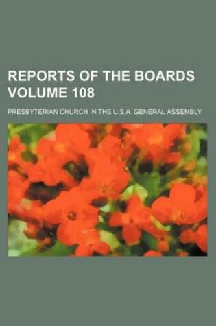 Cover of Reports of the Boards Volume 108