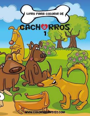 Book cover for Livro para Colorir de Cachorros 1
