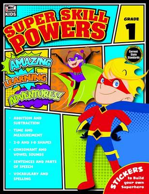 Book cover for Super Skill Powers, Grade 1