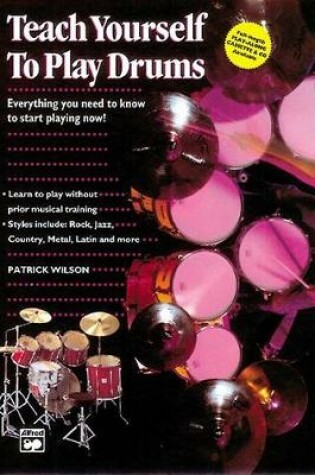 Cover of Alfred's Teach Yourself to Play Drums