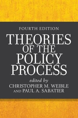 Book cover for Theories of the Policy Process