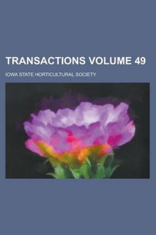 Cover of Transactions Volume 49