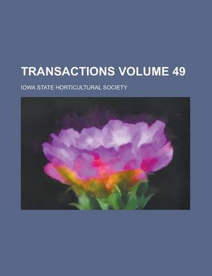 Book cover for Transactions Volume 49