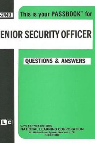 Cover of Senior Security Officer