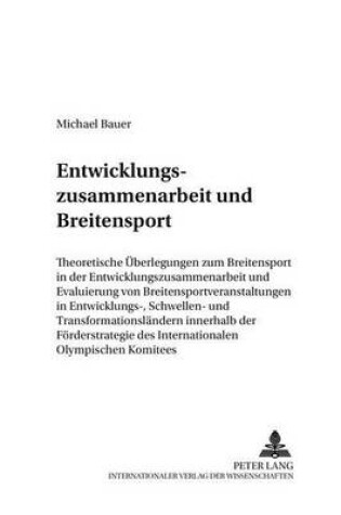 Cover of Entwicklungszusammenarbeit Und Breitensport