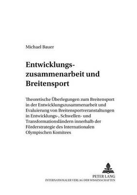 Cover of Entwicklungszusammenarbeit Und Breitensport