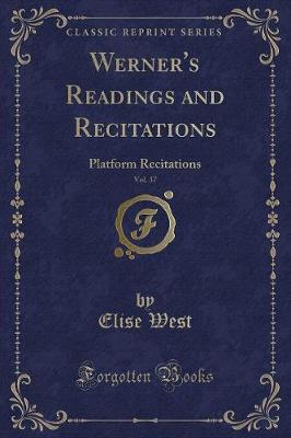 Book cover for Werner's Readings and Recitations, Vol. 37