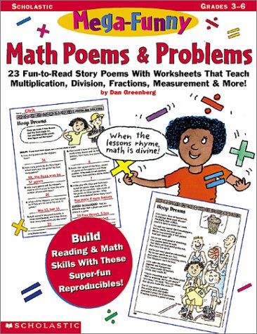 Book cover for Mega-Funny Math Poems and Problems