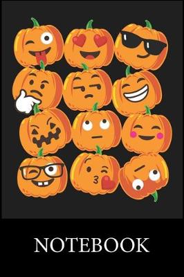 Book cover for Pumpkins Emoji Notebook