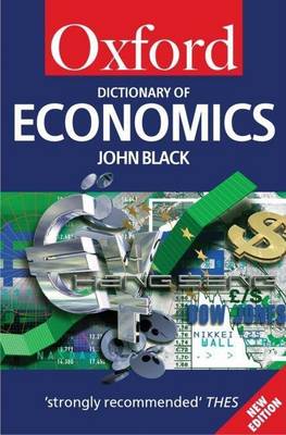 Book cover for A Dictionary of Economics