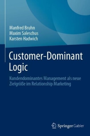 Cover of Customer-Dominant Logic